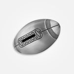 Tirelire Ballon De RugBy Métal