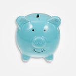 Tirelire Cochon Bleu