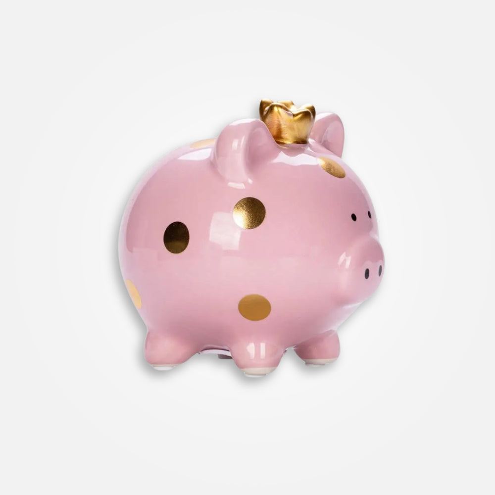 Tirelire Cochon Couronne
