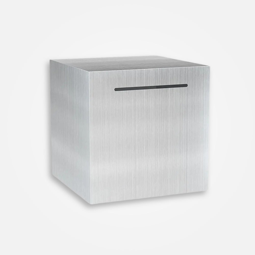 Tirelire Cube Métal