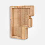 Tirelire En Bois Lettre "F"
