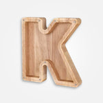 Tirelire En Bois Lettre "K"