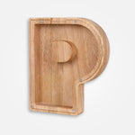 Tirelire En Bois Lettre "P"