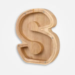 Tirelire En Bois Lettre "S"