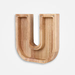Tirelire En Bois Lettre "U"
