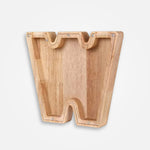 Tirelire En Bois Lettre "W"