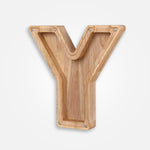 Tirelire En Bois Lettre "Y"