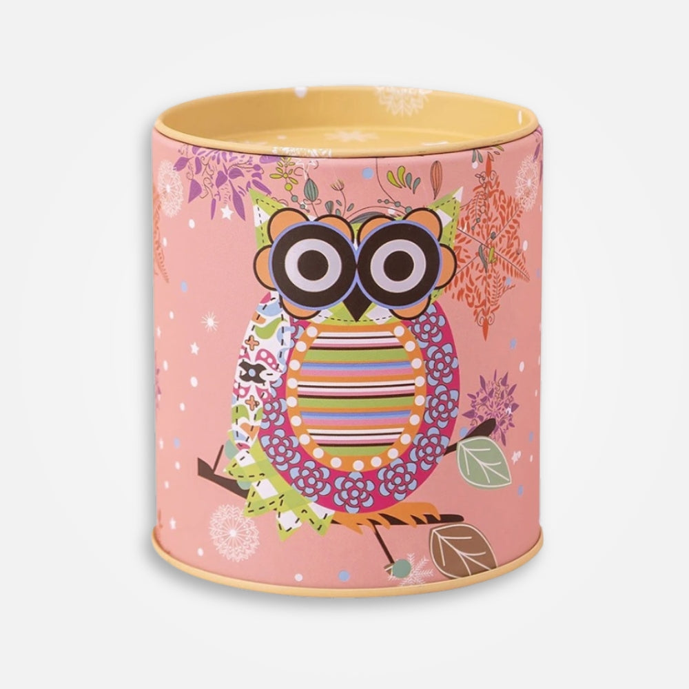Tirelire Hibou Rose