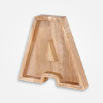 Tirelire En Bois Lettre "A"