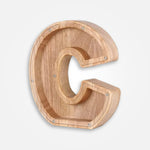 Tirelire En Bois Lettre "C"