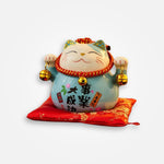 Tirelire Maneki Neko Bleu