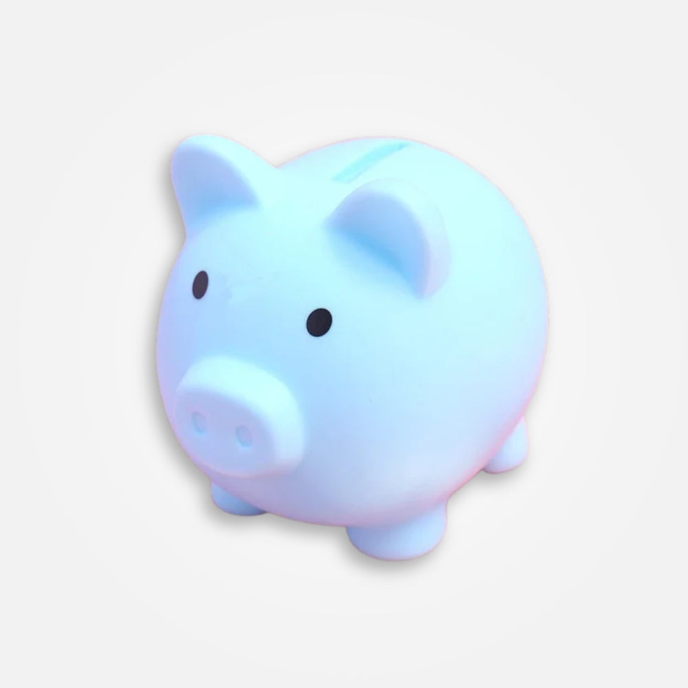 Tirelire Petit Cochon Bleu
