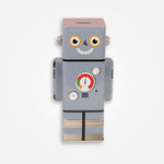 Tirelire Robot Gris