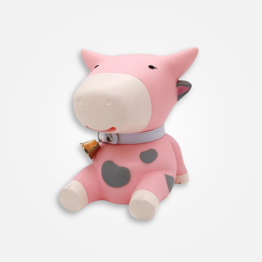 Tirelire Vache Rose