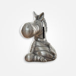 Tirelire Zèbre Métal