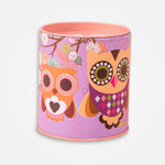 Tirelire Hibou Violet