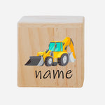 Tirelire personnalisée motif tractopelle