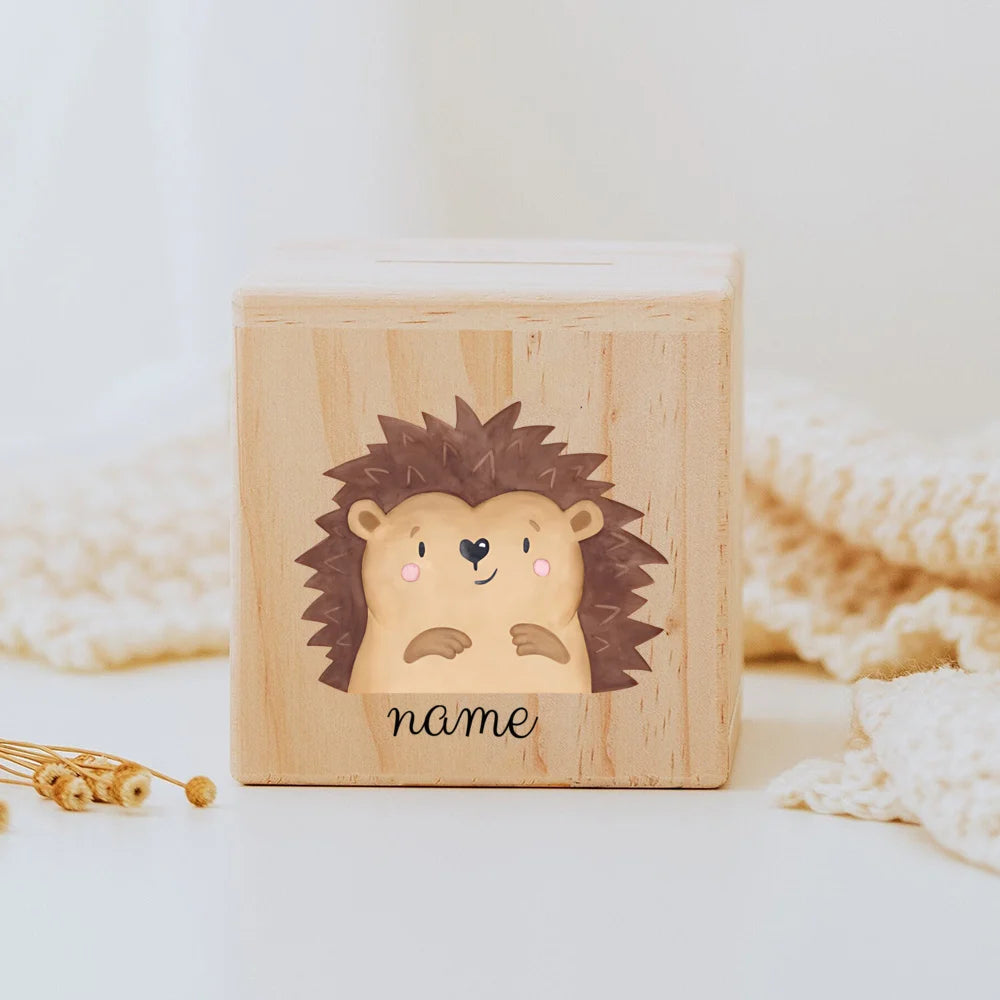 Tirelire personnalisée motif animaux