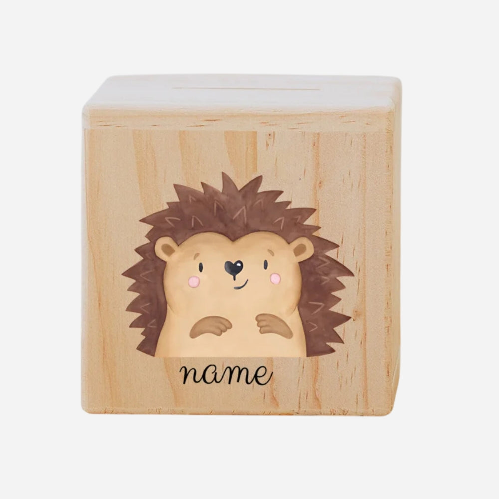 Tirelire personnalisée motif animaux